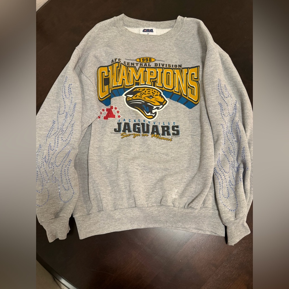 Vintage reworked Jaguars crewneck